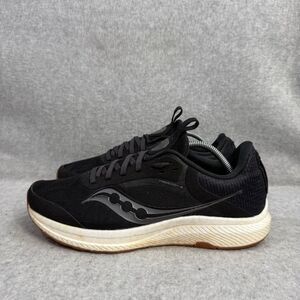 Saucony Shoes Womens Size 9 Ride 17 Black Athletic Running Sneakers S10726-12